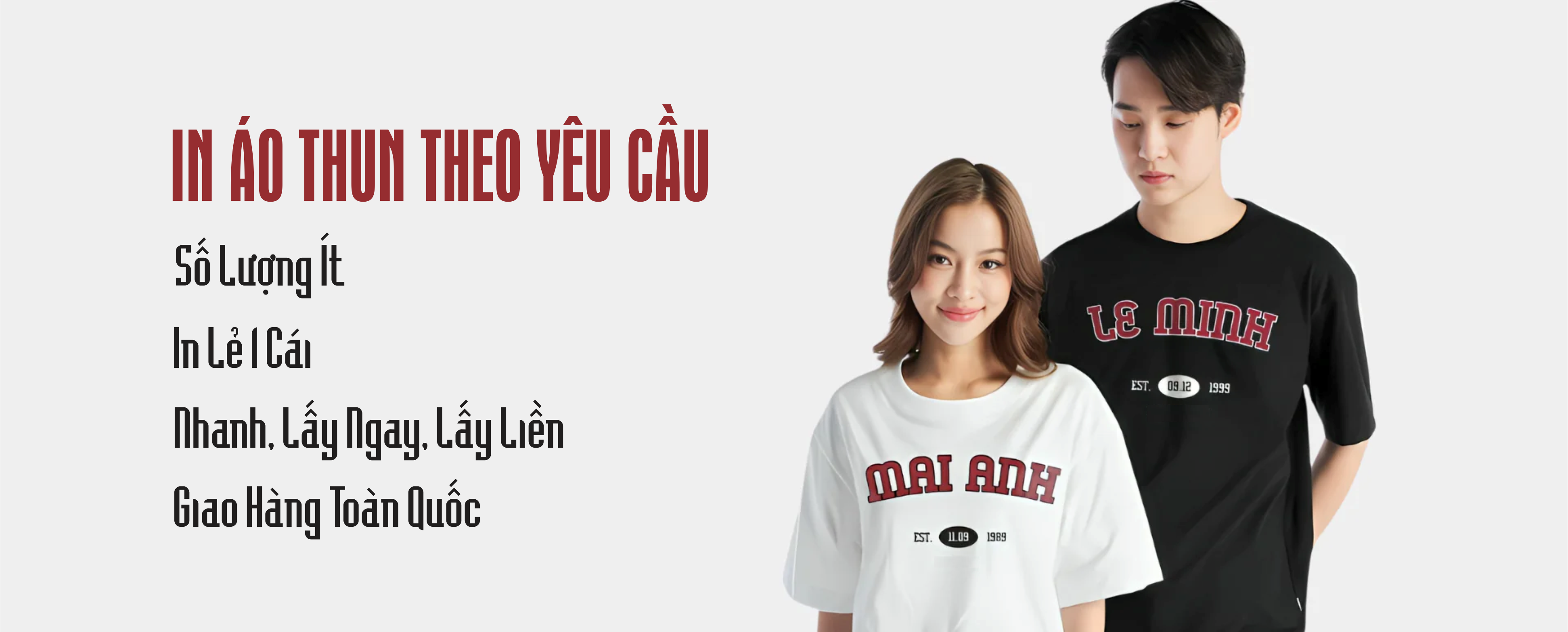 In Áo Thun Theo Yêu Cầu . VN